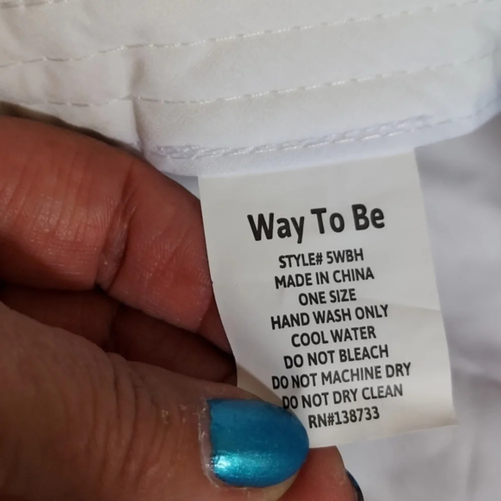 Ronald McDonald House White Yellow Red Stripe Bucket Hat - Picture 5 of 9